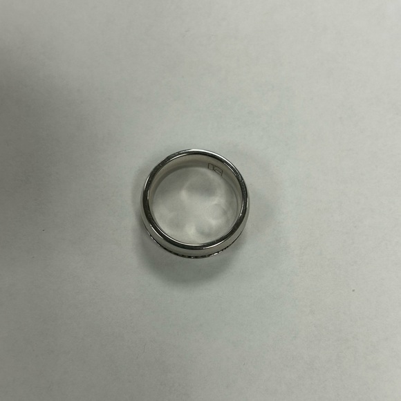 James Cavolini Sterling Silver White CZ Ring Size#6.5 Sample - Picture 7 of 8